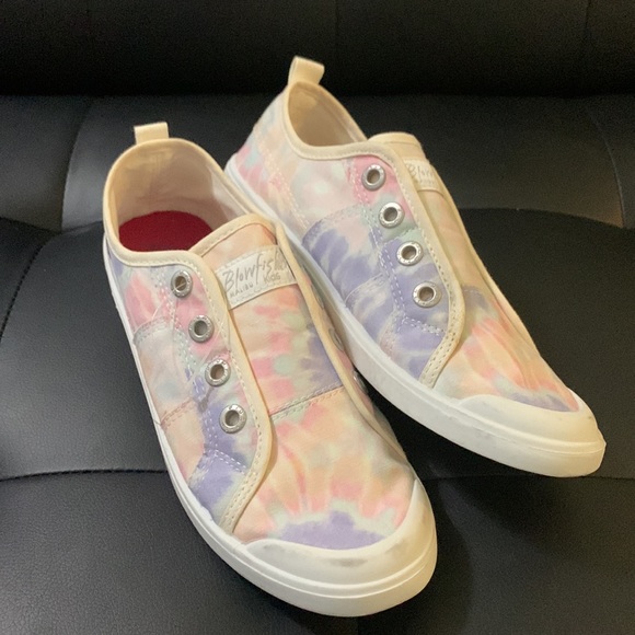 Tie Dye Blow Fish sneakers - Picture 2 of 7